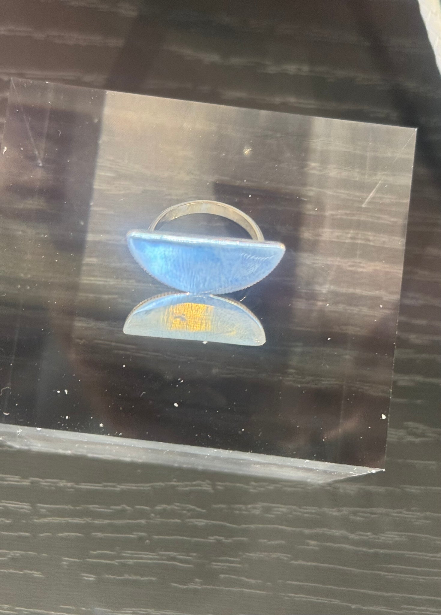 Sterling Silver Hourglass Ring
