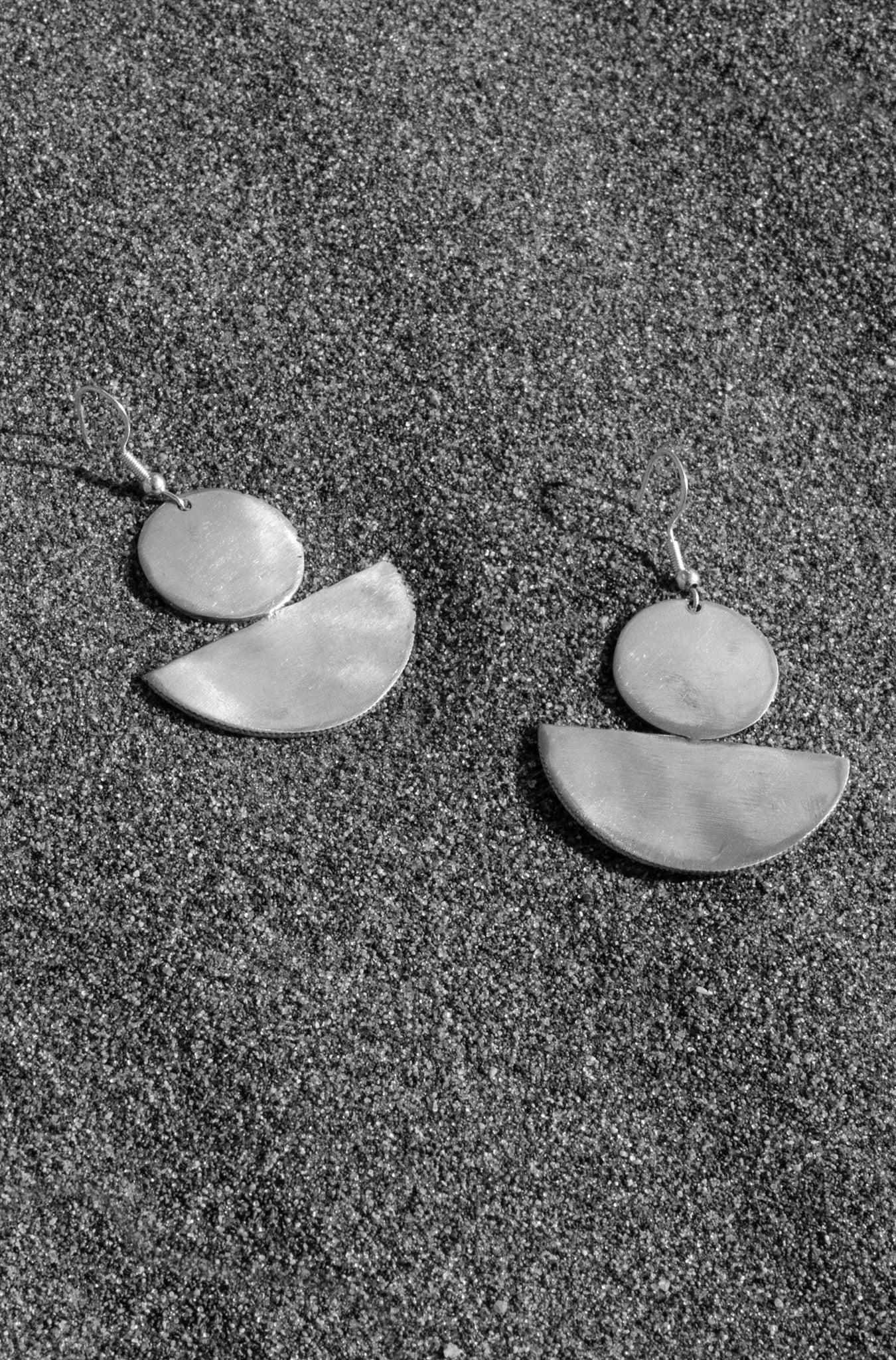 Moon Altar Earrings in Sterling Silver